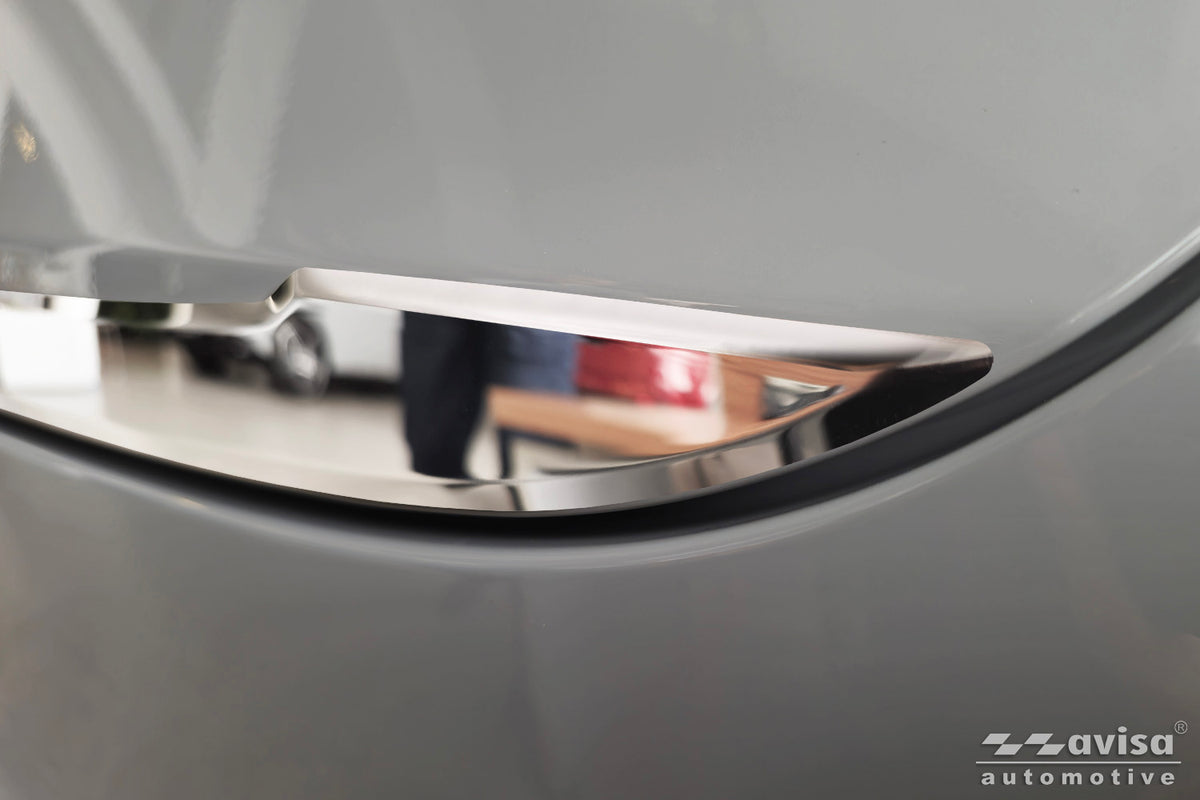 cubierta decorativa del portón trasero del MERCEDES GLC (C254) plata espejo