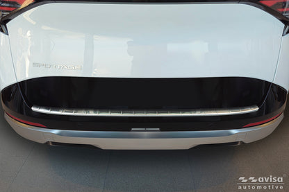 protector de parachoques trasero KIA SPORTAGE plata satinado 2025+
