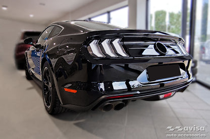 protector de parachoques trasero FORD MUSTANG coupe negro