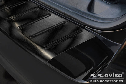 protector de parachoques trasero PEUGEOT 508 SW negro