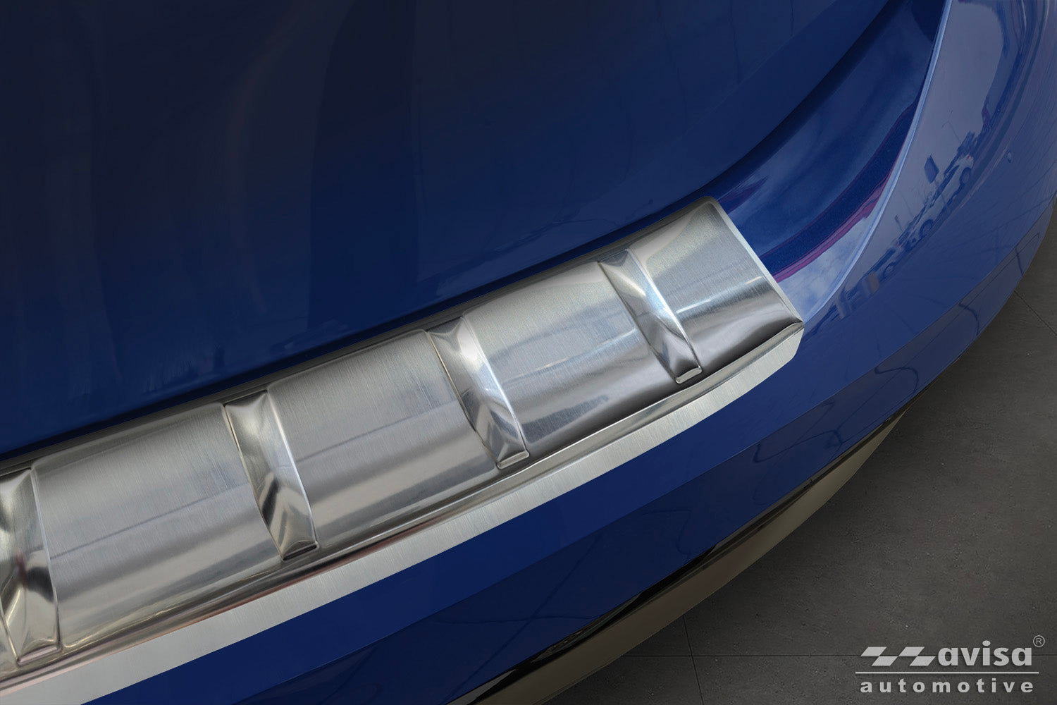 protector de parachoques trasero AUDI A5 Avant plata satinado