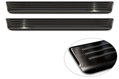 Protector umbral de puertas en relieve VW CADDY CARGO negro
