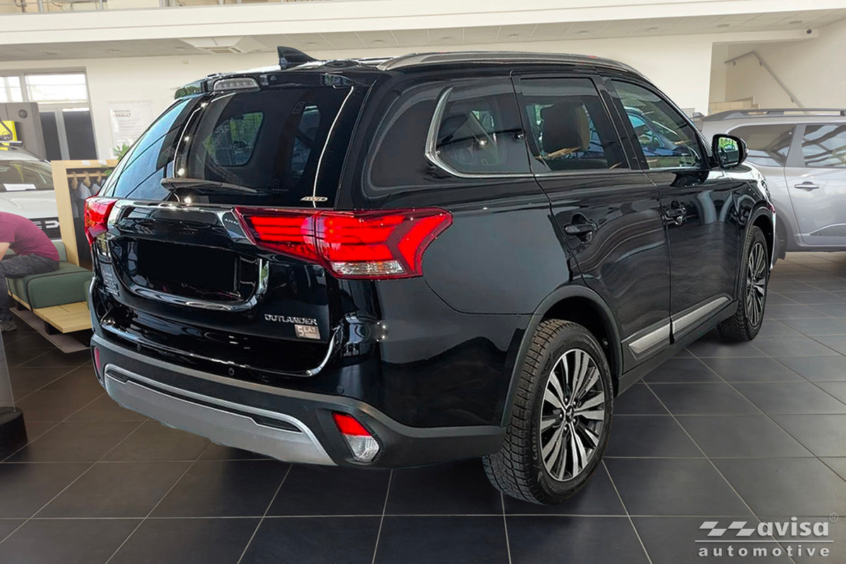 Protector umbral de puertas MITSUBISHI OUTLANDER plata satinado