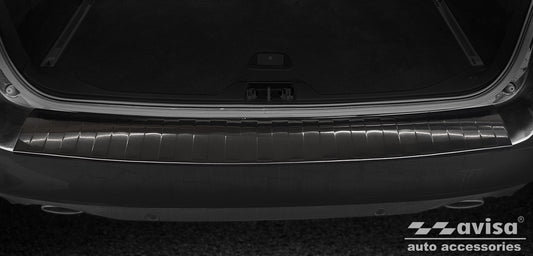 protector de parachoques trasero VOLVO V60 combi negro 2018+