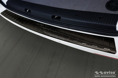 protector de parachoques trasero VW TRANSPORTER T5 Multivan, negro