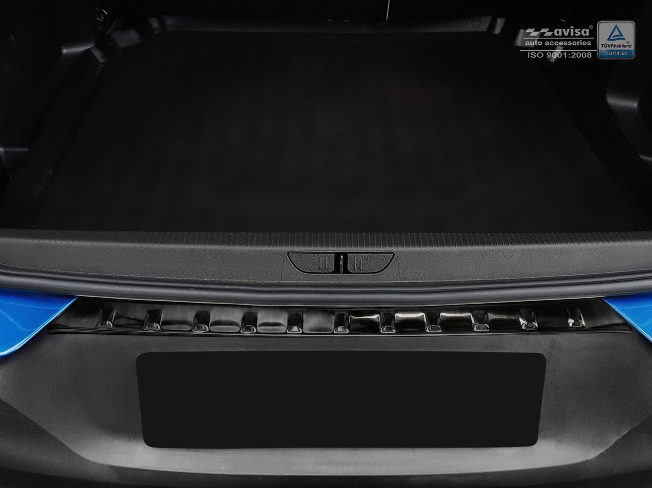 protector de parachoques trasero OPEL GRANDLAND X Hybrid negro