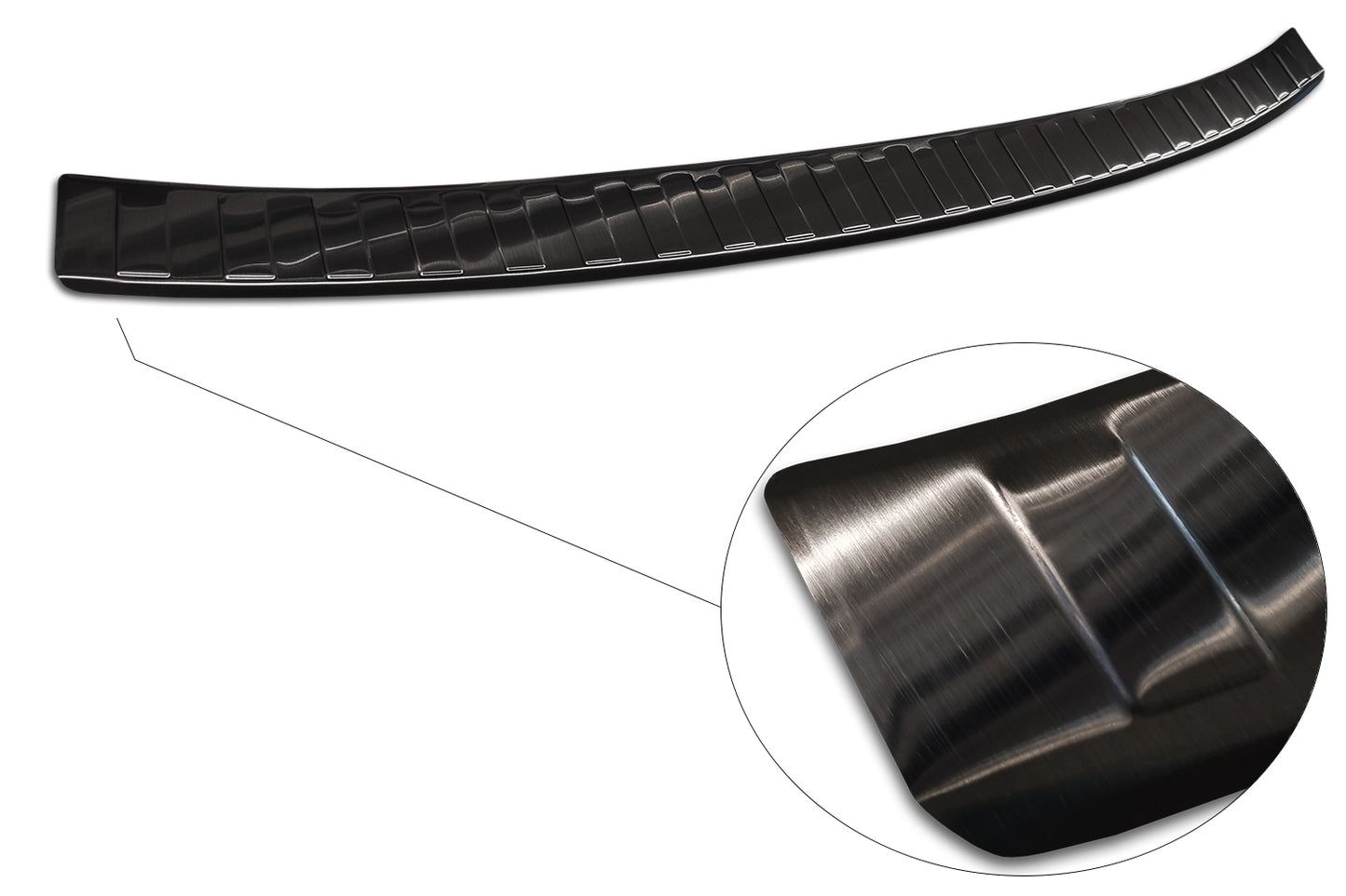 protector de parachoques trasero VW GOLF variant negro
