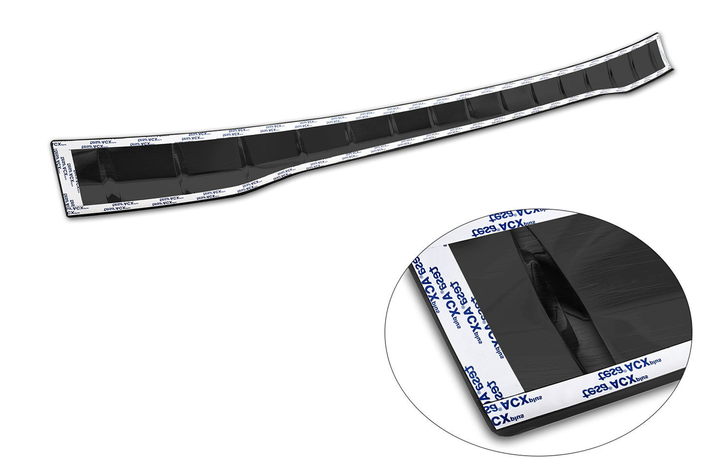 protector de parachoques trasero VW TRANSPORTER T7 negro