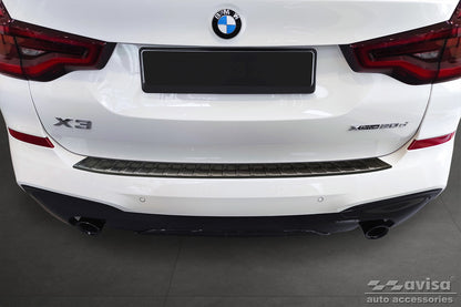protector de parachoques trasero BMW X3 G01 M-pak negro