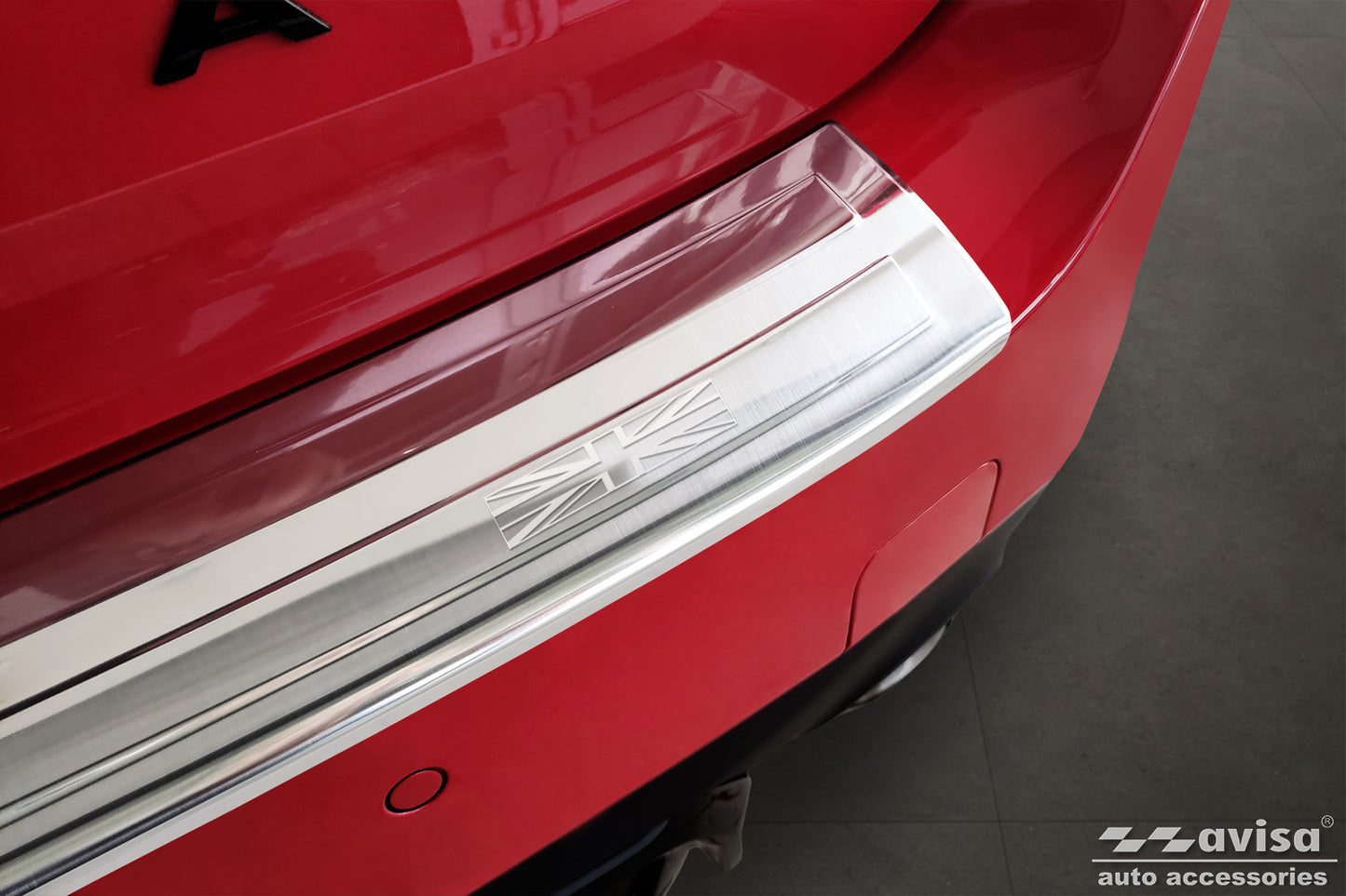 protector de parachoques trasero MINI COUNTRYMAN F60 plata