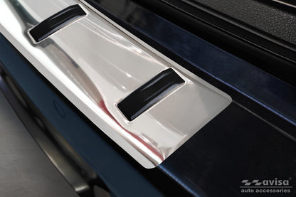 protector de parachoques trasero BMW 3 F31 Touring plata