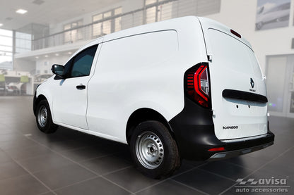 Protector umbral de puertas en relieve RENAULT KANGOO plata satinado