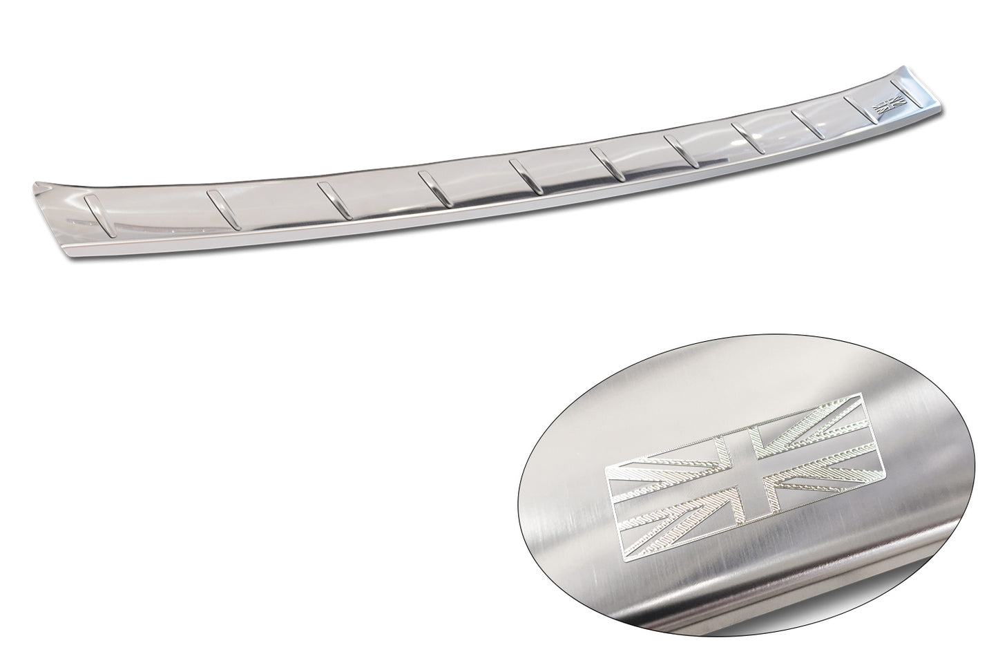 protector de parachoques trasero MG 5 E SW plata satinado