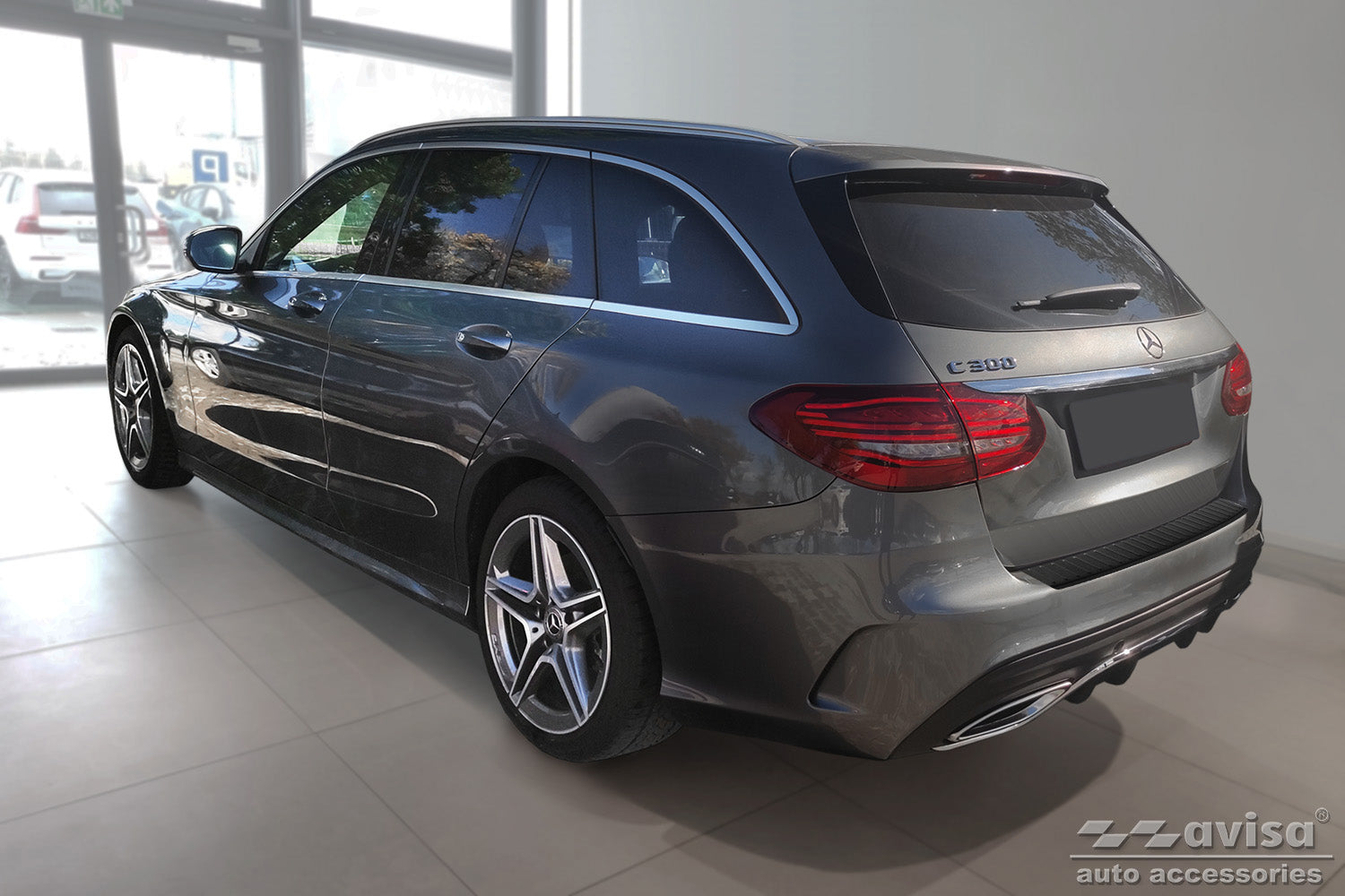 protector de parachoques trasero MERCEDES CLASE C W205