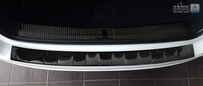 protector de parachoques trasero AUDI A4 B9 avant negro 2015+