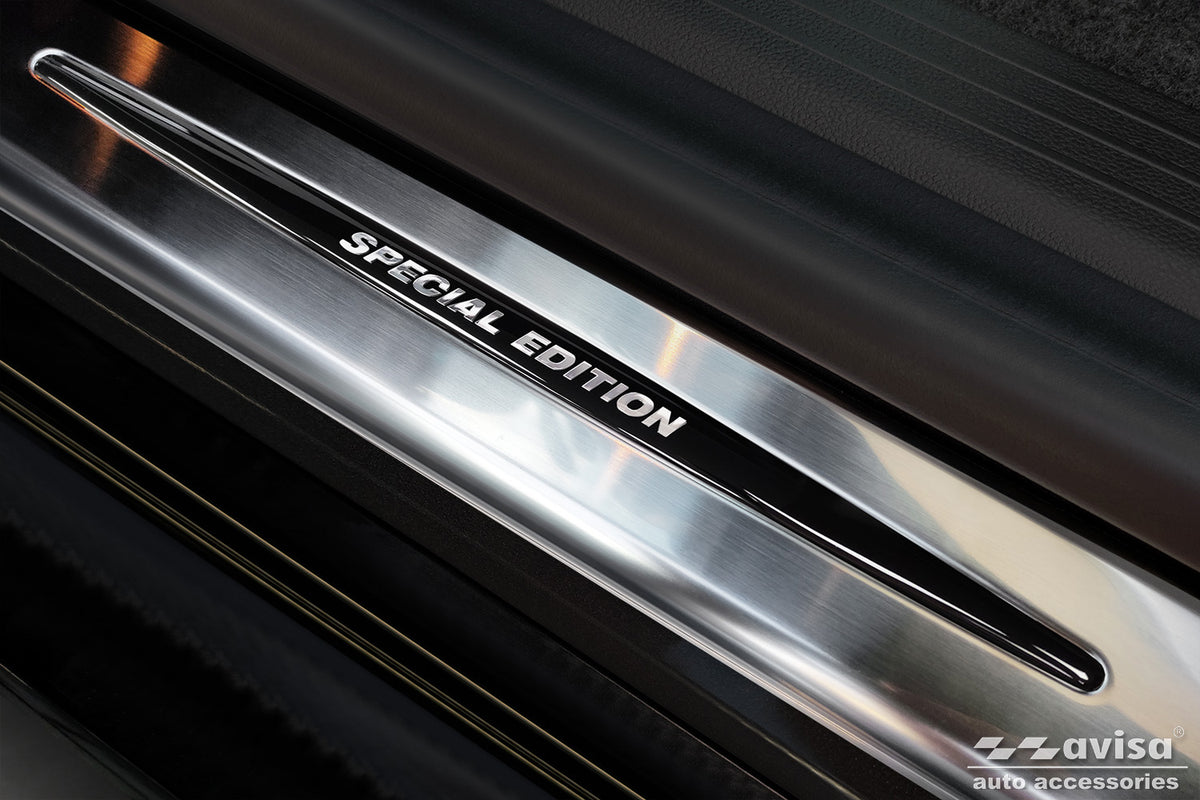 Protector umbral de puertas SPECIAL EDITION 3d emblema RENAULT MEGANE E-TECH ELECTRIC plata