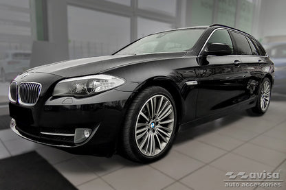 protector de parachoques trasero BMW 5 F11 Touring plata