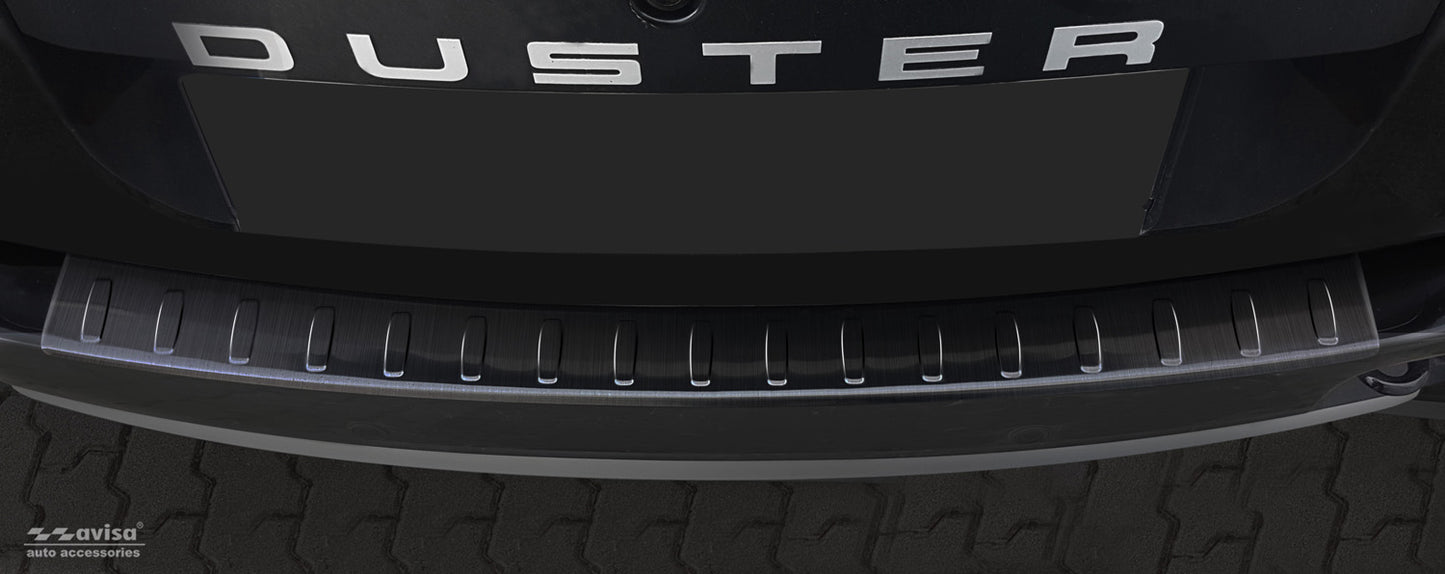 protector de parachoques trasero DACIA DUSTER negro 2013-17