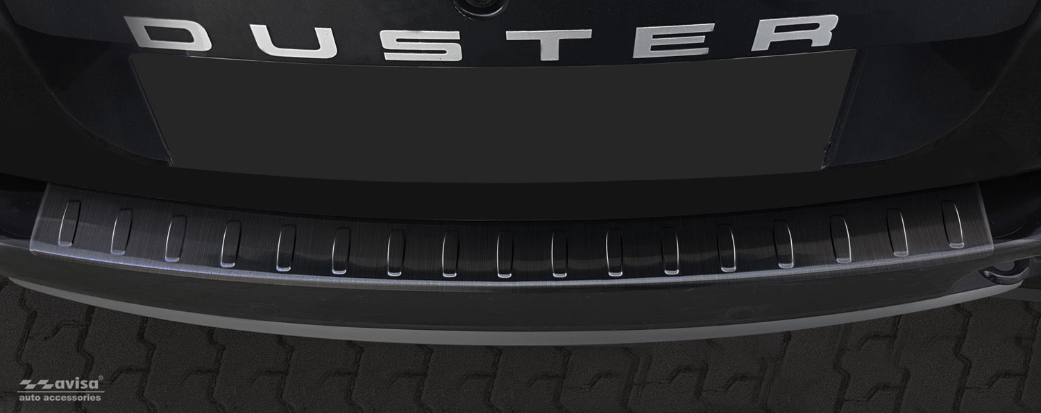protector de parachoques trasero DACIA DUSTER negro 2013-17