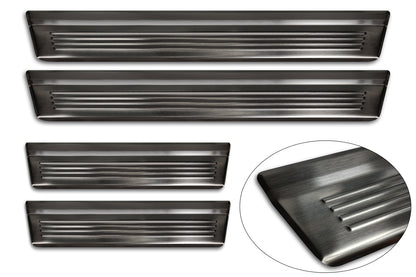 Protector umbral de puertas en relieve HONDA CR-V negro