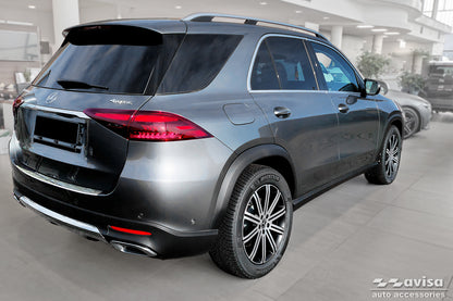 protector de parachoques trasero MERCEDES GLE W167 plata satinado
