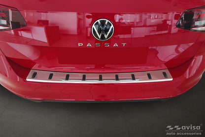 protector de parachoques trasero VW PASSAT B8 variant plata