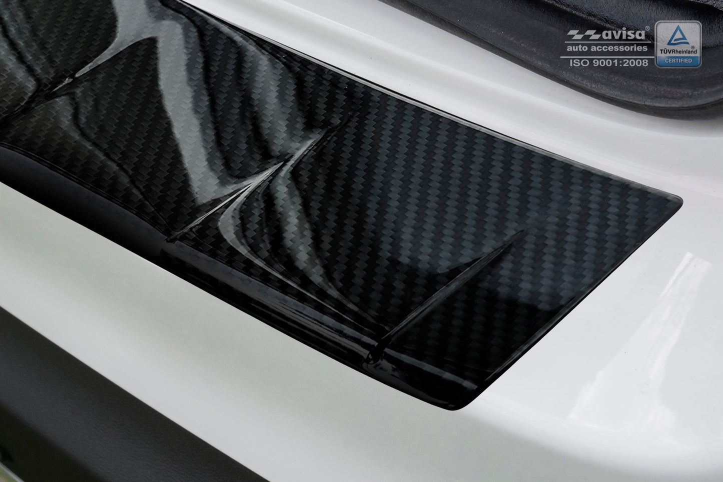 protector de parachoques trasero MERCEDES GLC negro 2015+