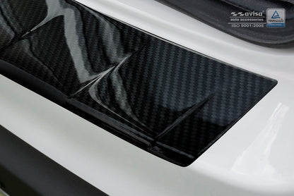 protector de parachoques trasero MERCEDES GLC negro 2015+