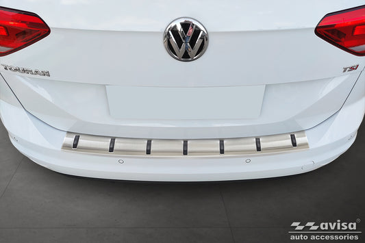 protector de parachoques trasero VW TOURAN plata