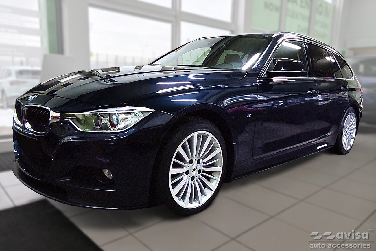 protector de parachoques trasero BMW 3 F31 Touring plata