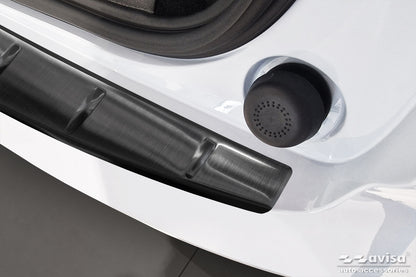 protector de parachoques trasero VOLVO V60 CROSS COUNTRY negro 2018+