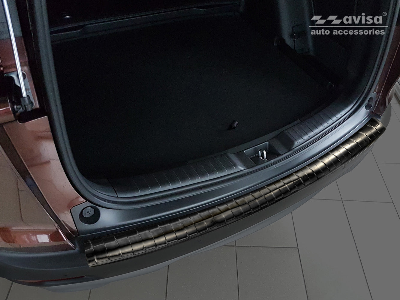 protector de parachoques trasero HONDA CR-V negro