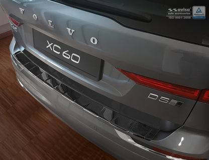 protector de parachoques trasero VOLVO XC60 negro 2017+