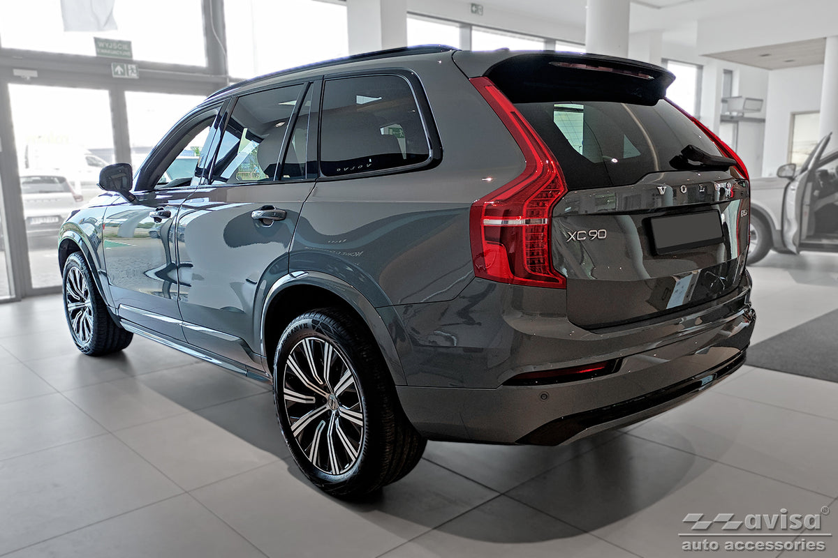 Protector umbral de puertas en relieve VOLVO XC90 plata satinado