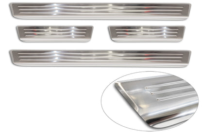 Protector umbral de puertas en relieve VW ID.7 plata satinado