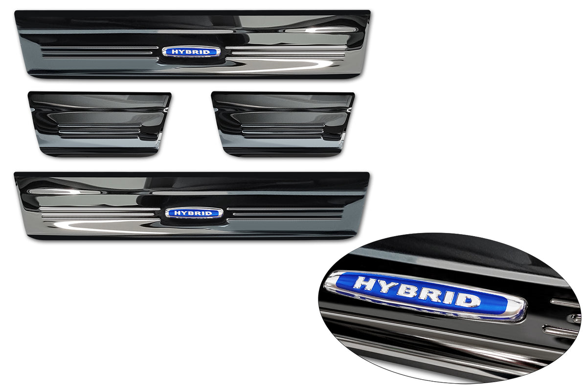 Protector umbral de puertas 3d emblem ''CROSS '' TOYOTA COROLLA CROSS (XG1TJ) negro