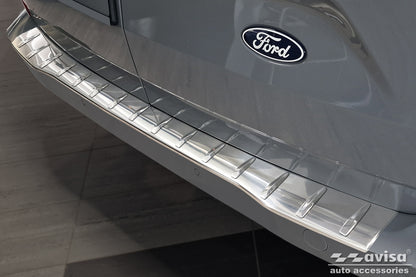 protector de parachoques trasero VW TRANSPORTER T7 plata satinado