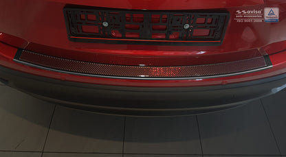 protector de parachoques trasero MAZDA CX-5 negro acero, rojo&negro fibra de carbono