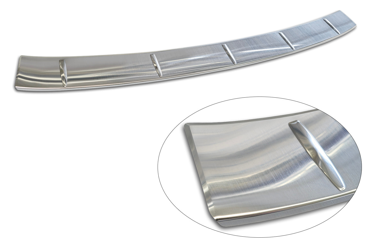 protector de parachoques trasero BMW 5 Touring plata