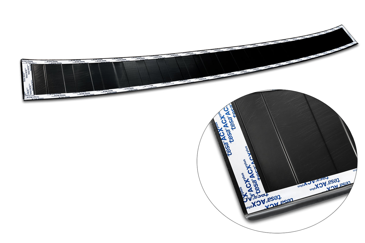 protector de parachoques trasero VW CRAFTER negro acero