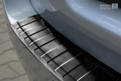 protector de parachoques trasero BMW 5 F11 touring negro