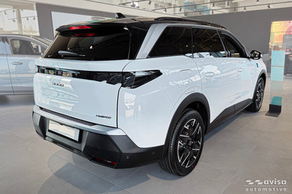 protector de parachoques trasero PEUGEOT 5008 plata satinado