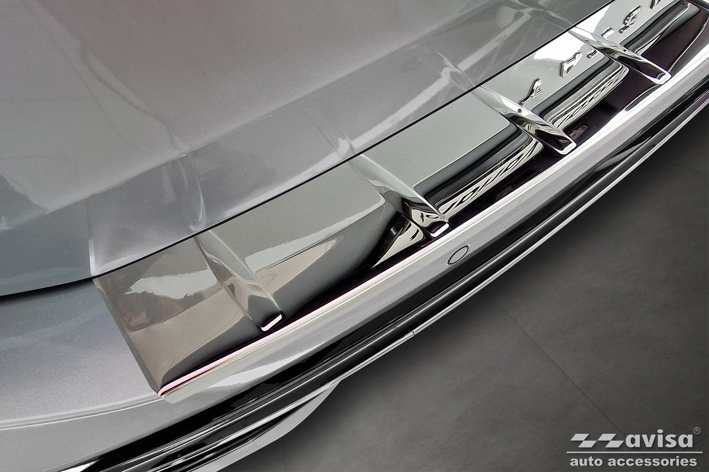 protector de parachoques trasero VW PASSAT B9 VARIANT plata espejo