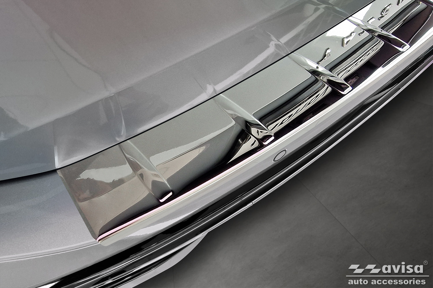 protector de parachoques trasero VW PASSAT B9 VARIANT plata espejo