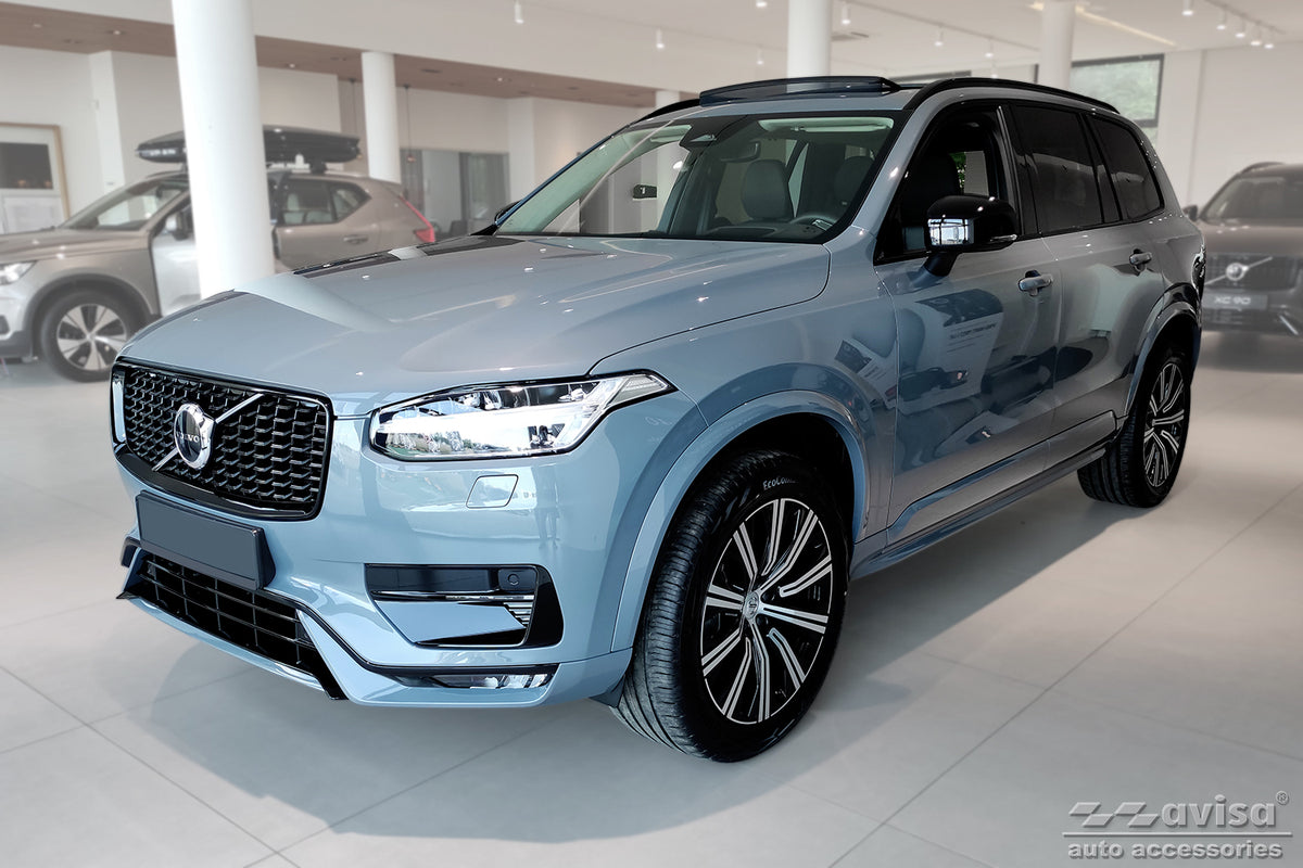 Protector umbral de puertas en relieve VOLVO XC90 plata satinado