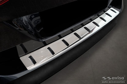 protector de parachoques trasero VW GOLF Variant/Alltrack plata