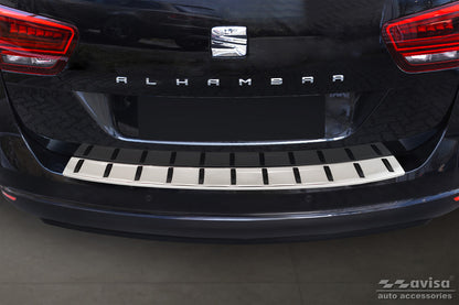 protector de parachoques trasero VW SHARAN plata