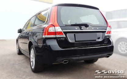 protector de parachoques trasero VOLVO V70 negro espejo