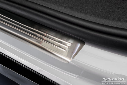 Protector umbral de puertas en relieve VW ID.7 plata satinado