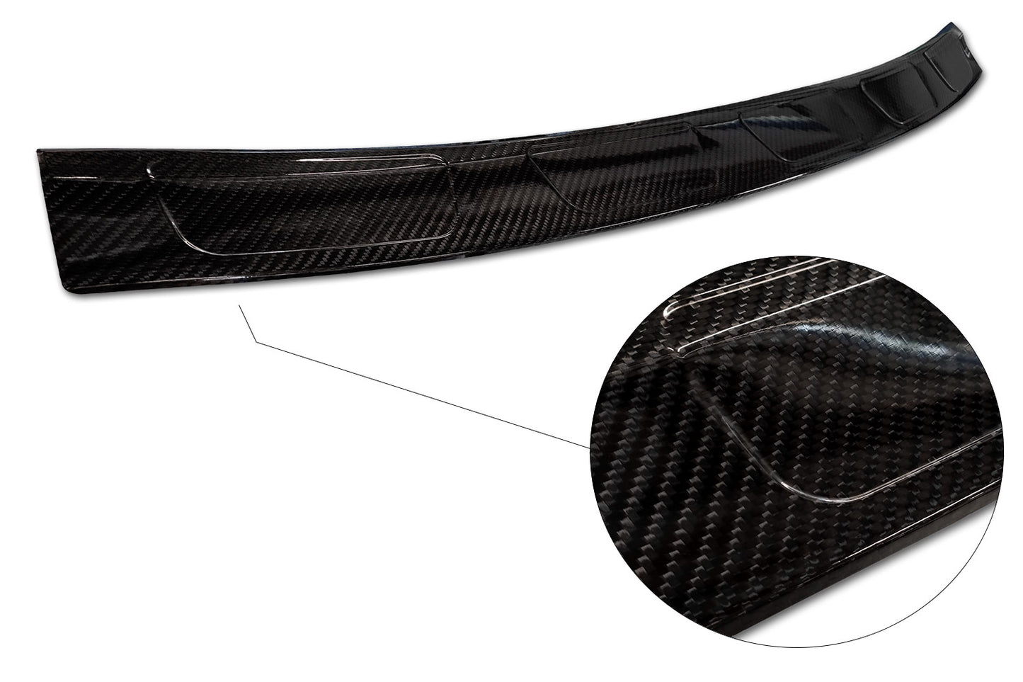 protector de parachoques trasero FORD EDGE negro